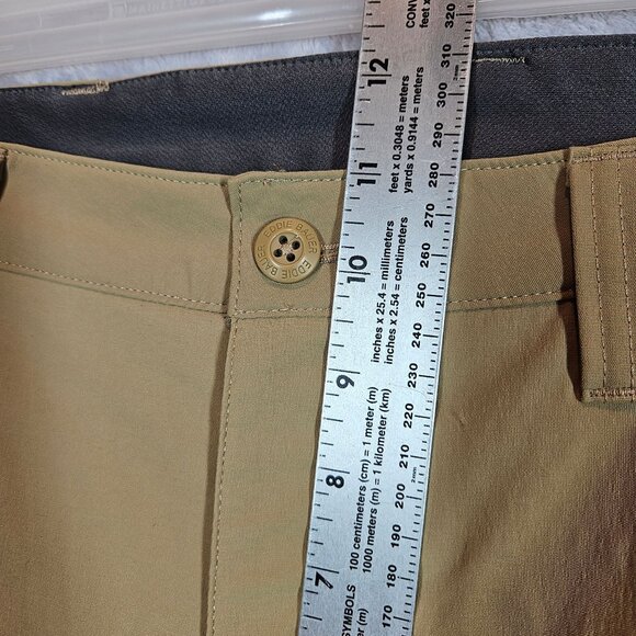 Eddie Bauer Travex zip off Pants Mens 38x30 Beige Nylon Outdoor Hiking Stretch - Picture 9 of 14